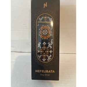 Nefelibata Sun Flower Woven Bag Strap Brown White Black QYMG-BD11-XRK New